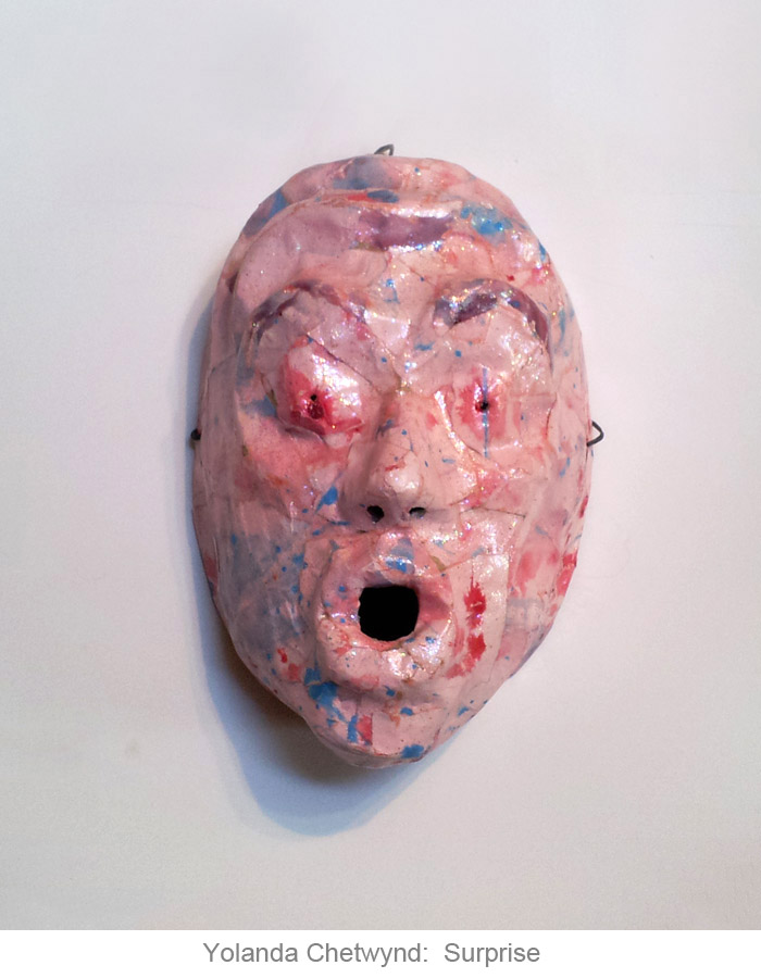 Surprise mask by Yolanda Chetwynd